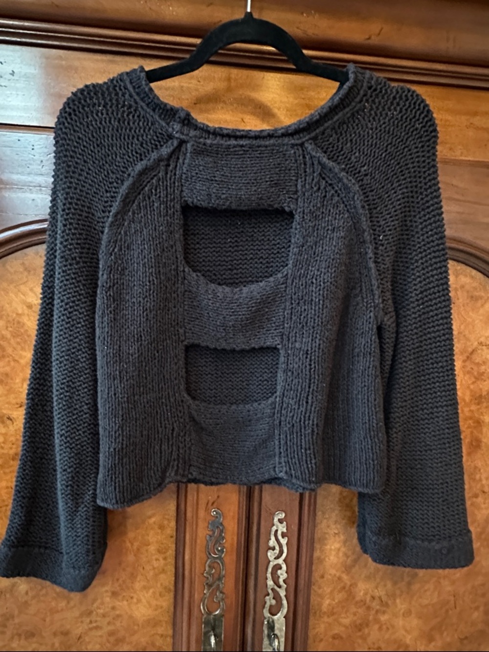 Free People Open Back Knit Sweater - Picture 11 of 14
